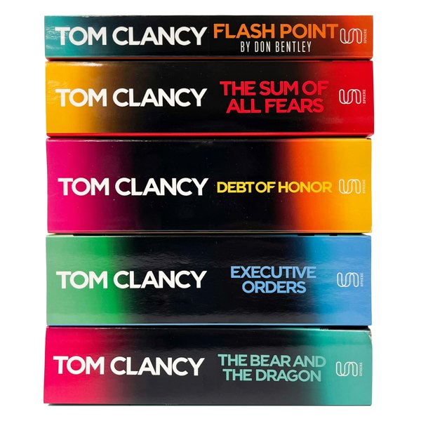 Tom Clancy Flash Point, The Sum of All Fears, Debt of Honor, Executive Orders, The Bear & The Dragon