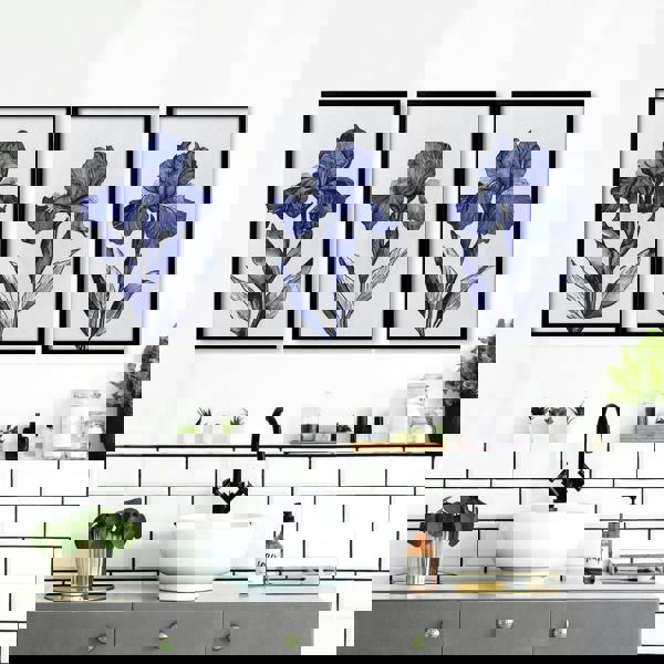 Prints For Bathroom | Set of 3 Botanical Wall art Prints