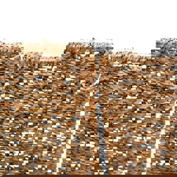 Ivyline Seagrass Foldable Square Tree Skirt Sustainable