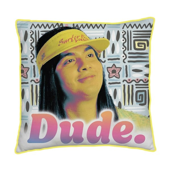 Stranger Things Square Surfer Boy Filled Cushion - Multicoloured