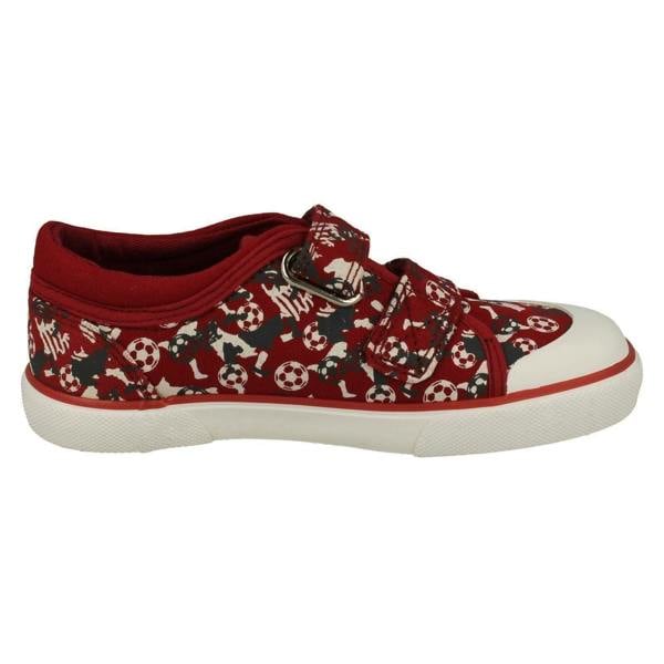 Start-rite Boys Startrite Football Detailed Canvas Shoes Kickabout