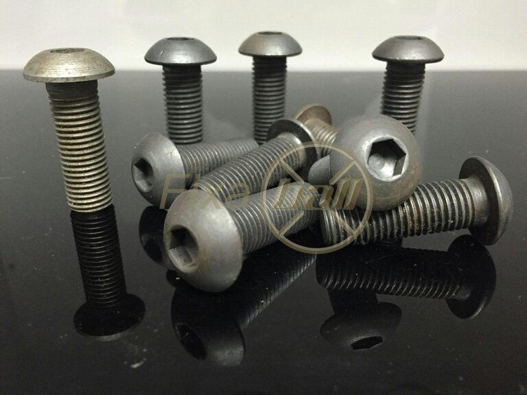 Fixaball M2 Socket Screw Button High Tensile 10.9 Self-Colour DIN9427