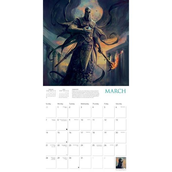 Dark Gods of the Underworld Calendar 2027, Wall Calendars, Month To View, Art, Gift