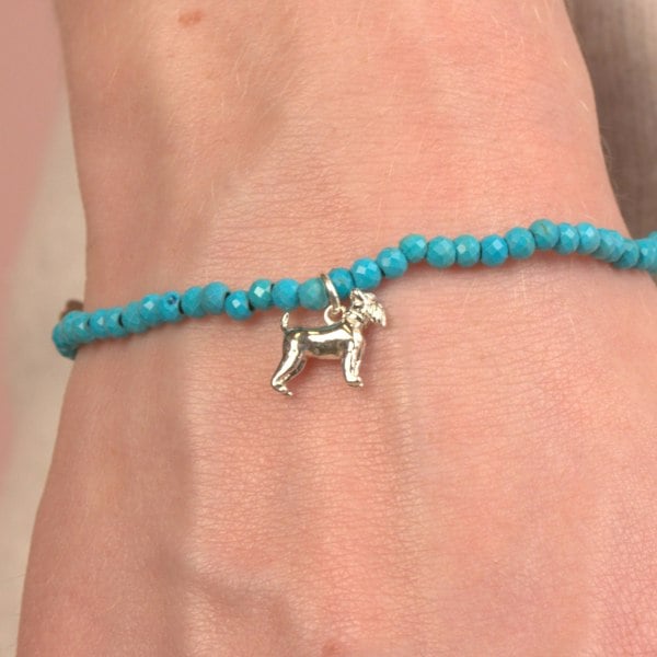 Mylee London Schnauzer Crystal Bracelet - Personalised