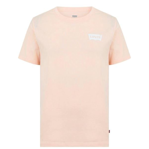 Levis Mens Logo Cotton Regular T-Shirt - Pale Peach - 