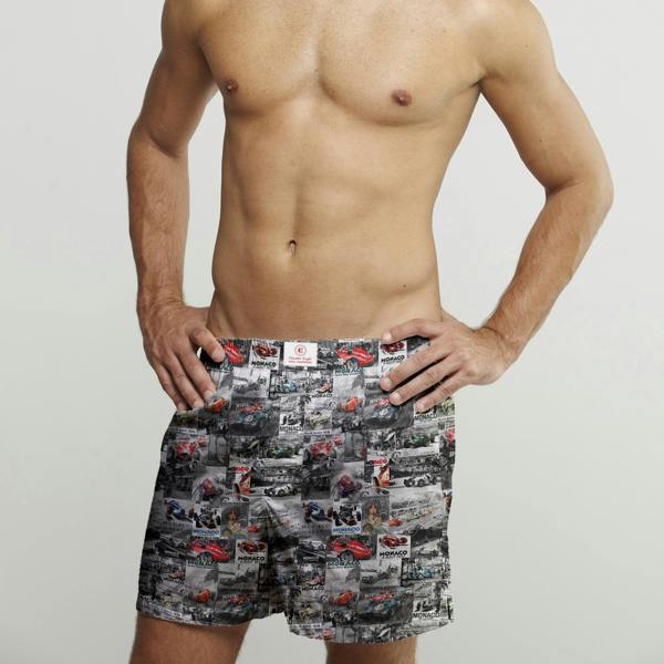 MONACO MONTAGE COTTON POPLIN PRINT BOXER SHORTS - Premium Men's Patterned Shirt by Claudio Lugli | Bold Design, Tailored Fit, Best Printed Shirts