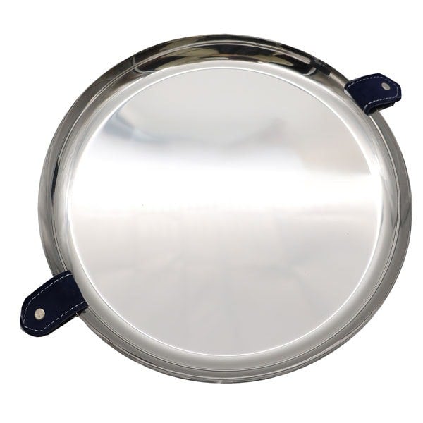 Belgrave Large Round Polished Tray