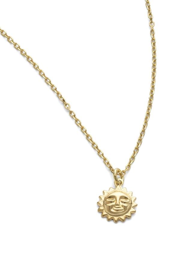 Dainty 18K Gold Sun Necklace - Necklaces - Elk & Bloom