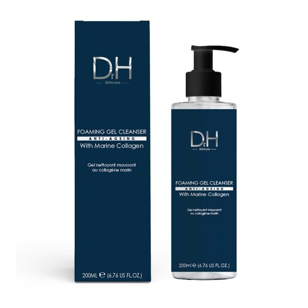 Dr H Foaming Gel Cleanser with Marine Collagen 120ml