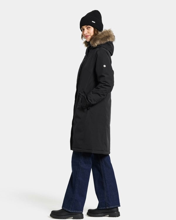 Didriksons Erna Womens Parka - Black 060