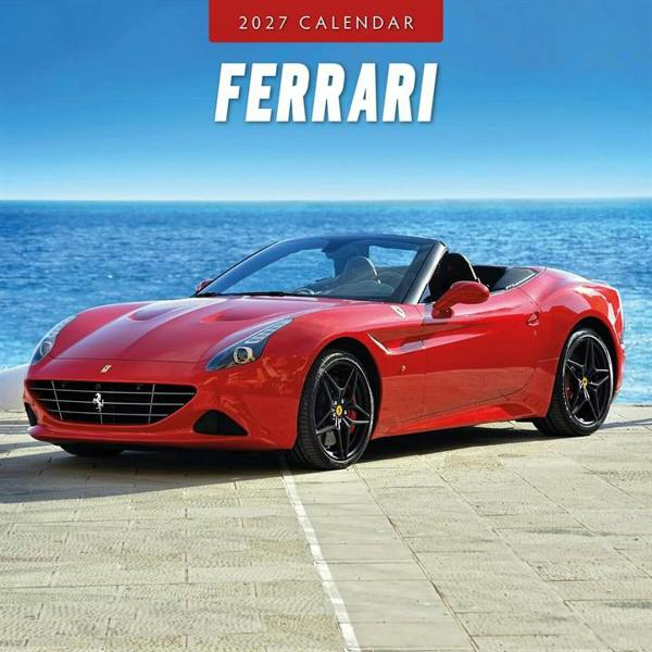 Ferrari Calendar 2027, Wall Calendars, Month To View, Transport, Gift