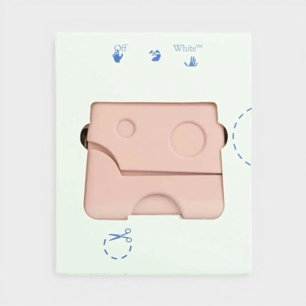 Off-White Burrow Airpods Case Pink