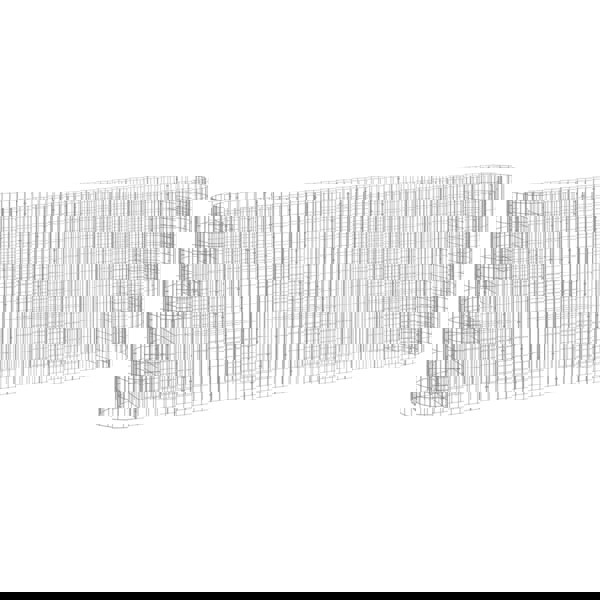 Berkfield Gabion Raised Bed Galvanised Iron 330x50x100 cm