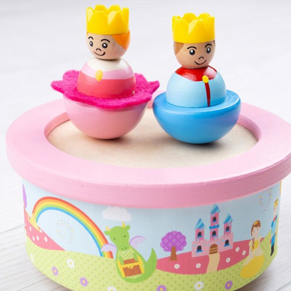 Bigjigs Toys Wooden Fantasy Music Box - Characters Move To The Tune Of 