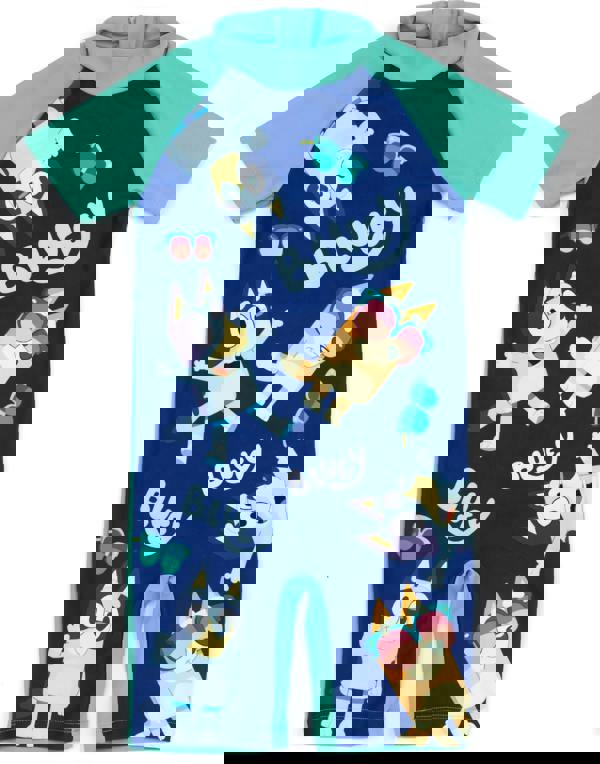 Bluey Boys Blue 1 Piece Surf Suit