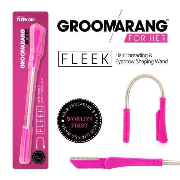 Groomarang For Her 'Fleek' World's First Hair Remover Epilator And Eyebrow Shaping Wand