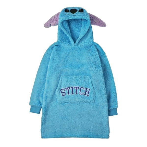 Lilo & Stitch Womens/Ladies Hoodie Blanket - Blue