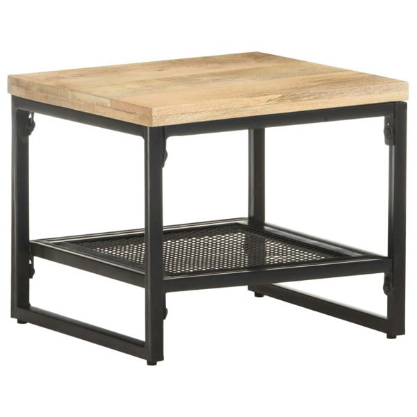 Berkfield Side Table 40x40x35 cm Solid Mango Wood