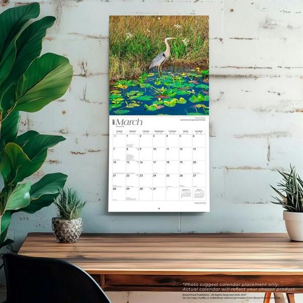 USA National Parks Calendar 2027, Wall Calendars, Month To View, Natural World, Gift