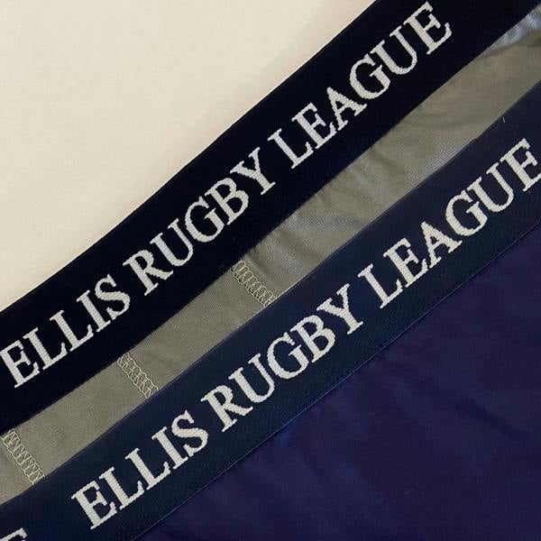 Amazon-Ellis Rugby-League-Boxer-2-Pack-Trunks-Navy-&-Grey-Tackle-Pants-Waistband
