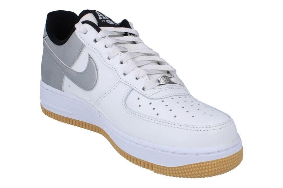 Nike Air Force 1 07 Lv8 Mens Trainers Ib6847 Shoes  100 - Summit White Black 100 - Photo 3
