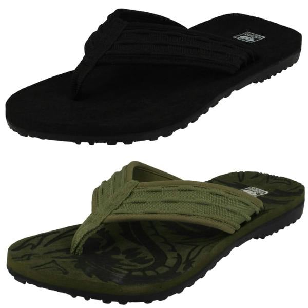Down to Earth Mens Down To Earth Toe Post Flip Flops