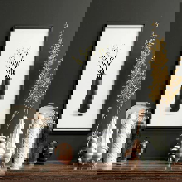 Big Paintings For Living Room | Set of 3 Botanical Wall art Prints