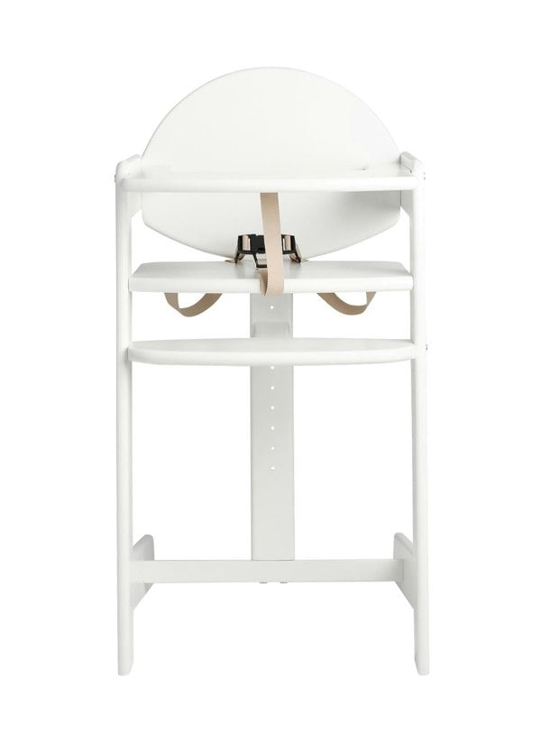 Safetots Grow with Me Wooden High Chair, White, Highchair for Baby and Toddler, converts to a Childs Chair, Stylish and Practical
