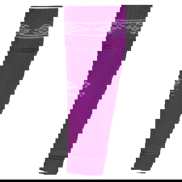 Umbro Mens Diamond Leg Sleeves - Purple Cactus/White