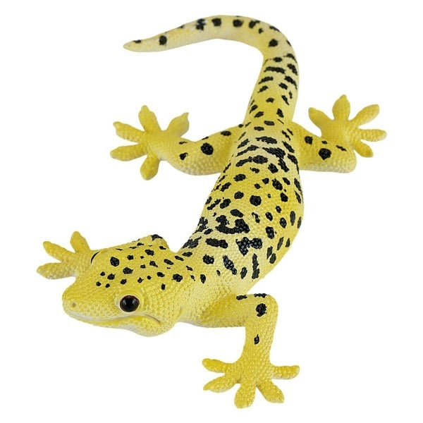 Mojo Fun Leopard Gecko Reptile Toy Figure 9 cm Length Approx - 381077