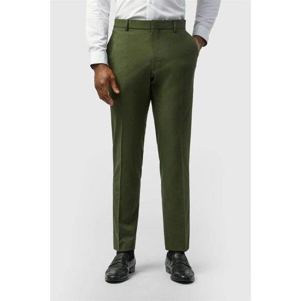 Limehaus Slim Fit Olive Trouser