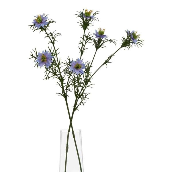 Wyld Haus Set of 3 Artificial Flowers Purple Nigella Stems