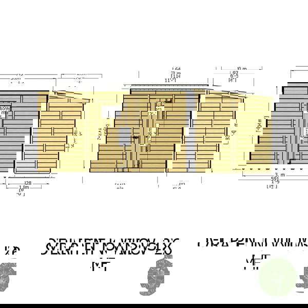 Shire Overlap 12x6 single door pent shed no windows
