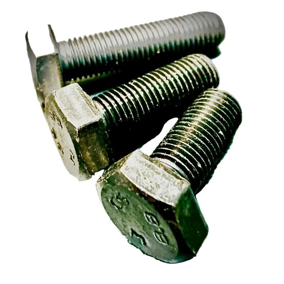 Fixaball M10 x 1.25P Fine Pitch Hex Set Screw Bolt High Tensile 8.8 Self Colour