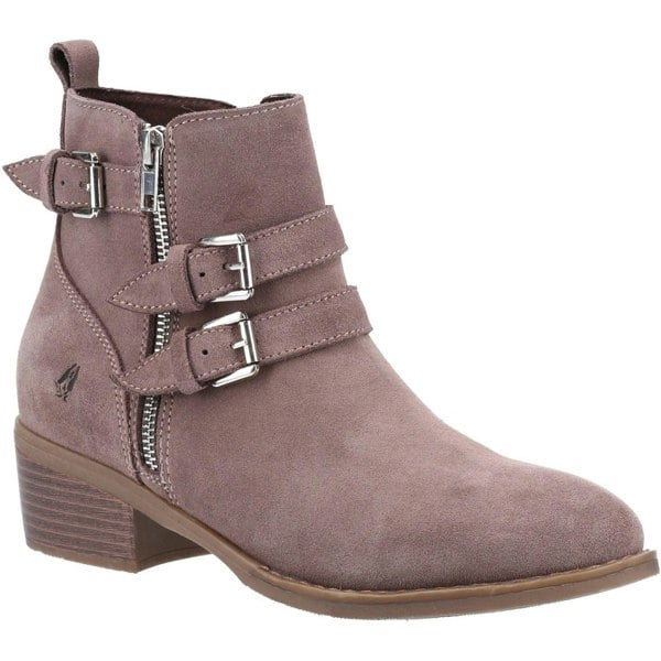 Hush Puppies Women's Jenna Leather Ankle Boots - Taupe