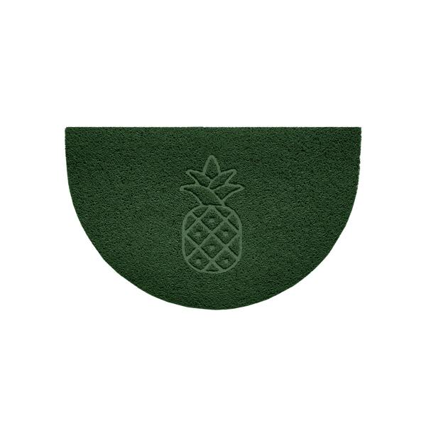 Nicoman Pineapple Embossed Halfmoon Indoor/Sheltered Outdoor Spaghetti Doormat