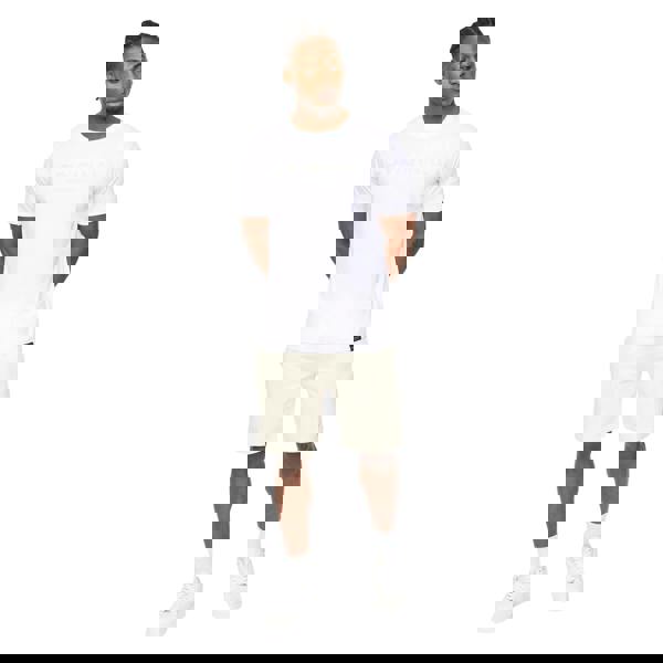 Crosshatch Mens Bardon Casual Shorts - Neutral Stone - 