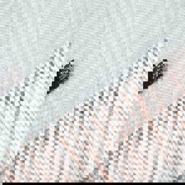 Evening Tales - Pure New Wool Blanket - Traditional Herringbone - Duck Egg - Heating & Plumbing London - Throw