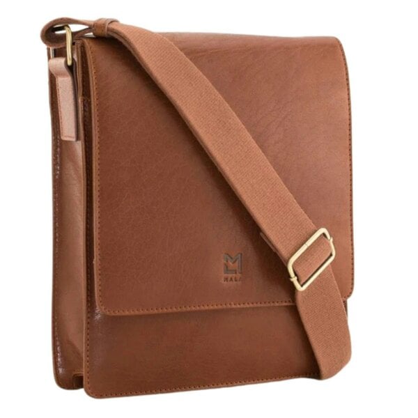Mala Leather Bloomsbury Medium Flap Leather Satchel Bag