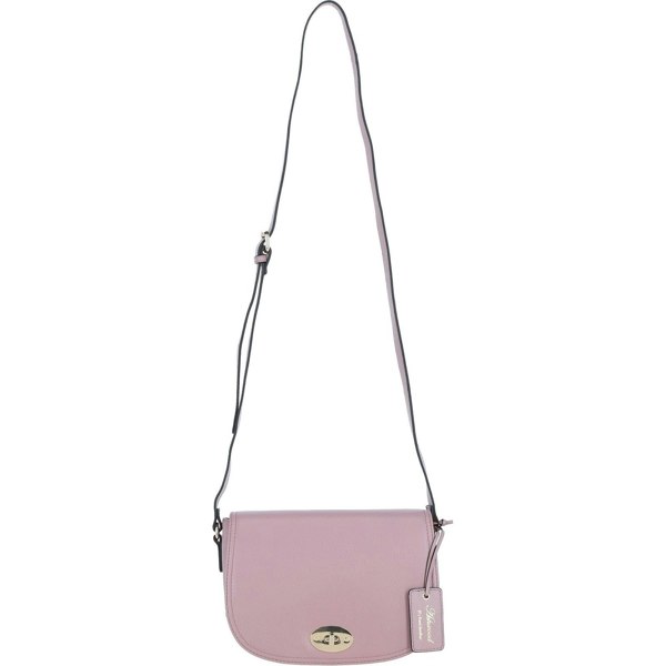 Real Leather Crossbody Bag with Twist Lock: 64787