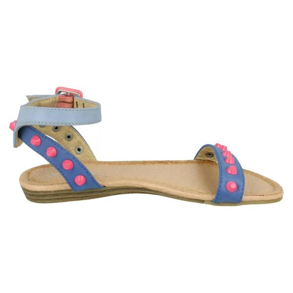 Spot On Girls Spot On Flat Ankle Strap Sandal H0116