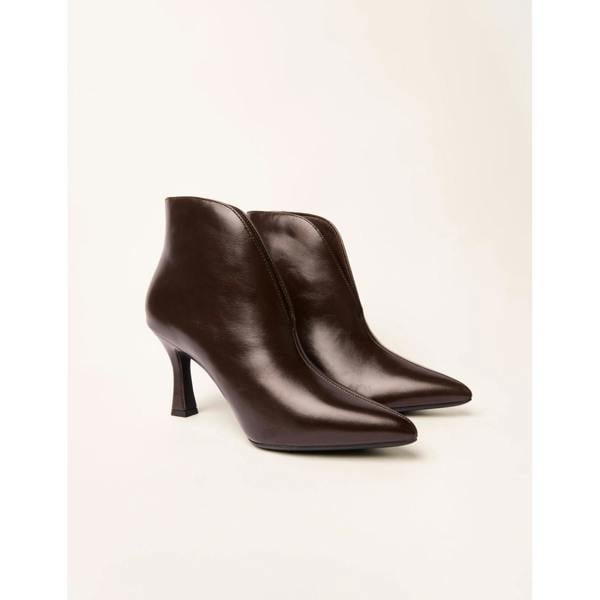 Blue Vanilla Split Front Ankle Boots