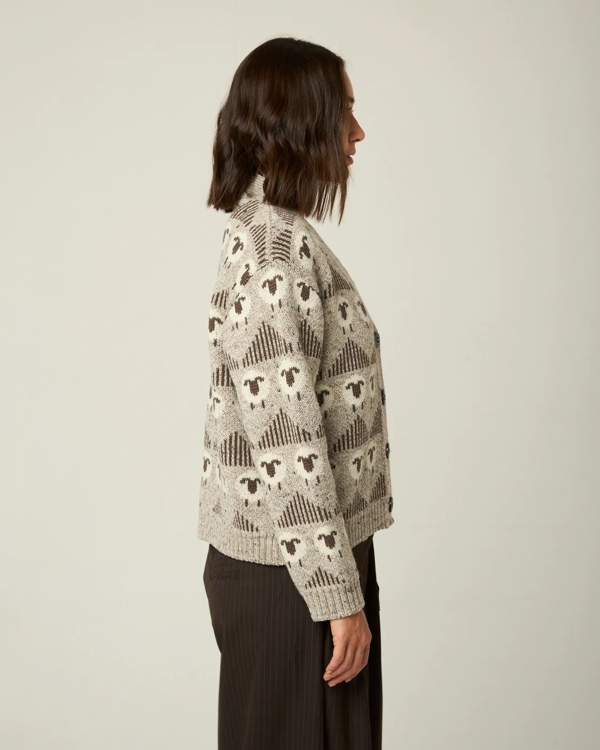 Peregrine Megan Sheep V-Neck Cardigan