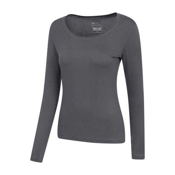 Mountain Warehouse Womens/Ladies Keep The Heat Thermal Top - Dark Grey - 