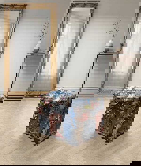 Premium Chesterfield Style Storage Ottoman for Living Room - ISTOOLS