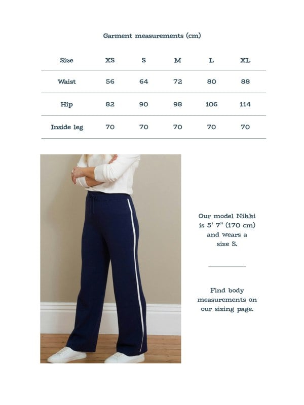 Kite Organic Wynford Wide Leg Knit Trousers