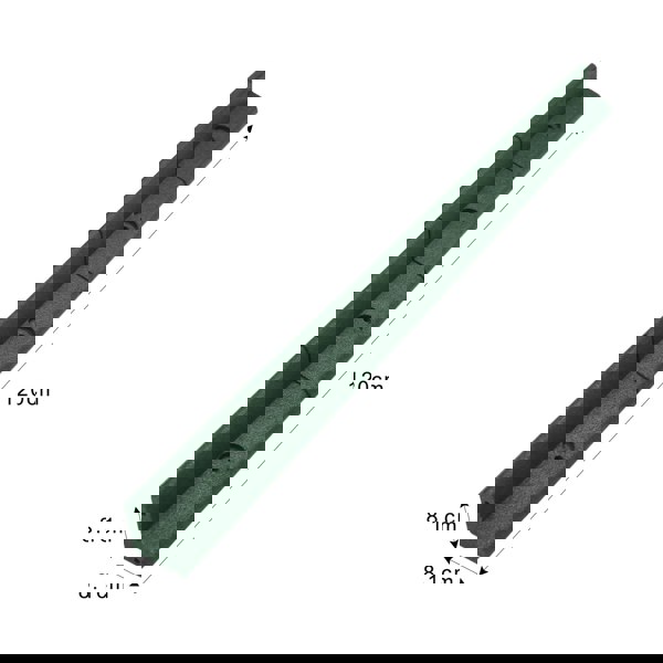 Monstershop Flexible Lawn Edging Green 1.2m x 6