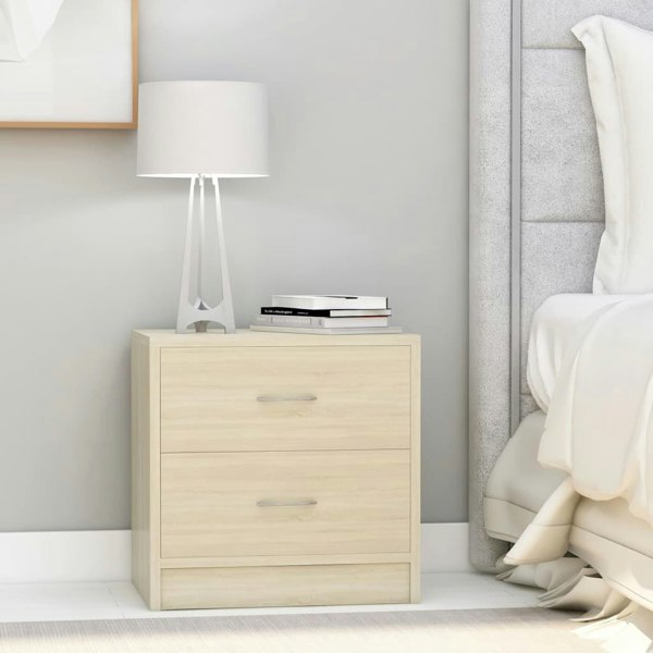 Berkfield Bedside Cabinets 2 pcs Sonoma Oak 40x30x40 cm Engineered Wood