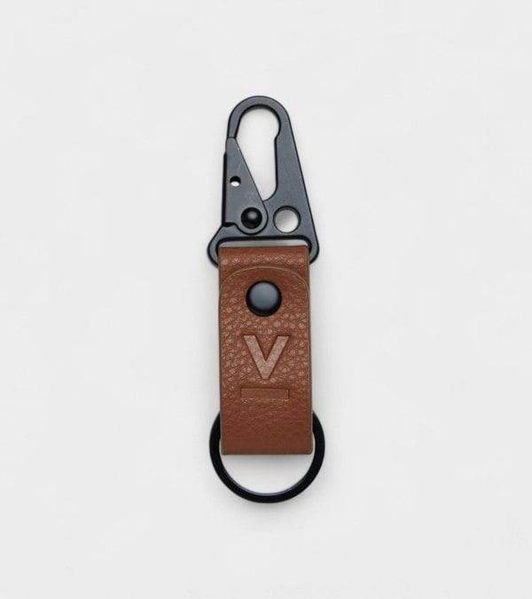 Votch Ray Vegan Bio-Based Bamboo Key ring in brown