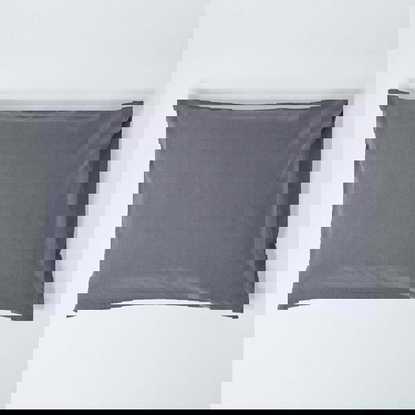 HOMESCAPES French Flax Linen Housewife Pillowcase, Standard Size